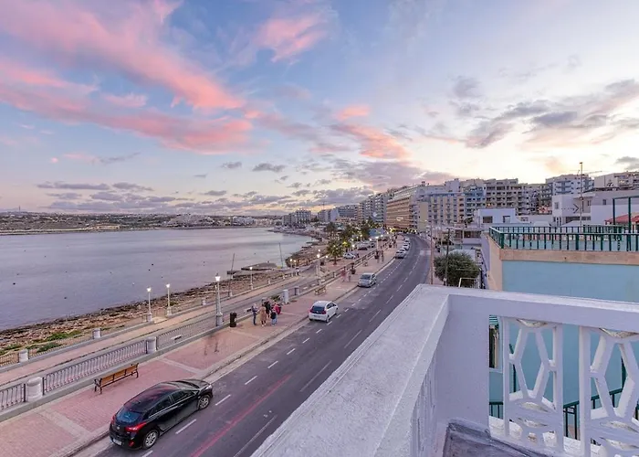 Qawra Seafront With Large Front Terrace St. Paul's Bay